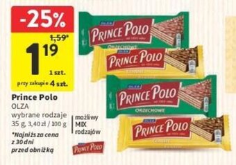Intermarche Prince Polo OLZA 35g oferta