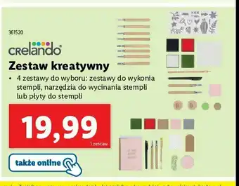 Lidl Zestaw kreatywny płyty do stempli 1 SZT oferta