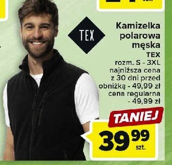 Carrefour Kamizelka polarowa rozm. s-3xl oferta