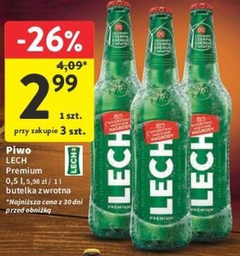 Intermarche LECH Piwo 0,5 l oferta