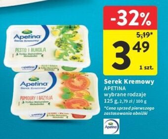 Intermarche Apetina Serek Kremowy 125 g oferta