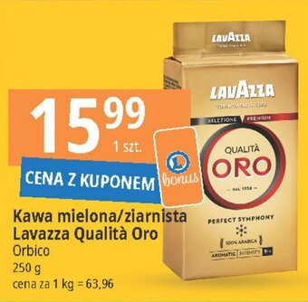 E.Leclerc Kawa mielona/ziarnista Lavazza Qualità Oro Orbico 250 g oferta