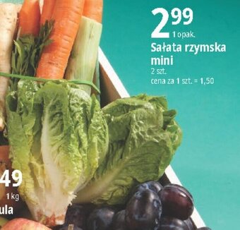 E.Leclerc Sałata rzymska mini 2 szt. oferta