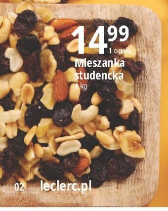 E.Leclerc Mieszanka studencka 1 kg oferta