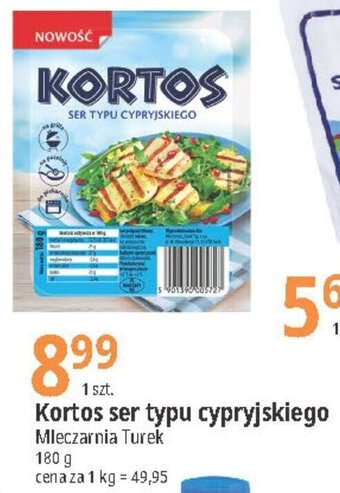 E.Leclerc Kortos ser typu cypryjskiego Mleczarnia Turek 180 g oferta