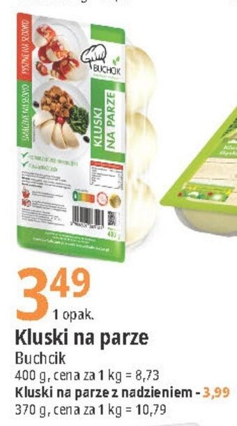 E.Leclerc Kluski na parze Buchcik 400 g oferta