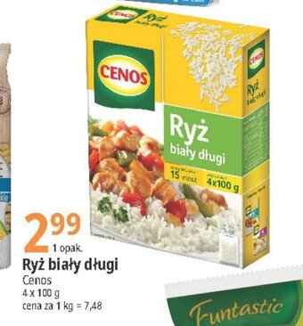 E.Leclerc Ryż biały długi Cenos 4x100g oferta