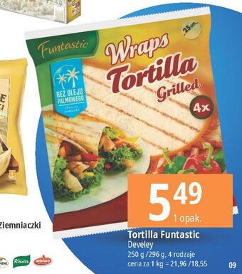E.Leclerc Tortilla Funtastic Develey 250 g - 296 g oferta