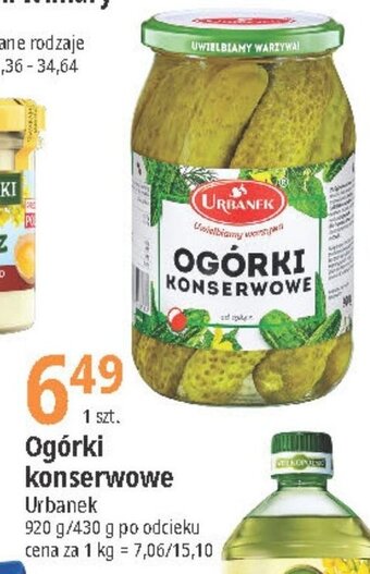 E.Leclerc Ogórki konserwowe Urbanek 920g oferta