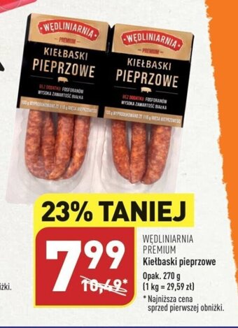 ALDI Kiełbaski pieprzowe 270 g oferta