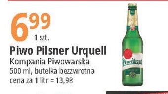 E.Leclerc Piwo Pilsner Urquell Kompania Piwowarska 500 ml oferta