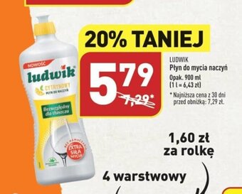 ALDI Płyn do mycia naczyń 900 ml oferta