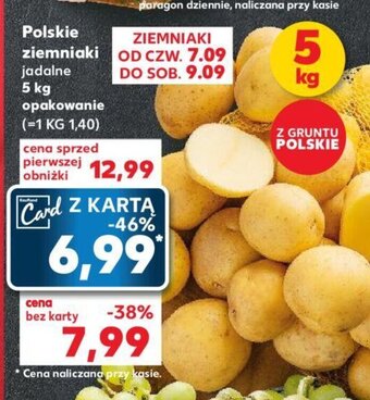 Kaufland Polskie ziemniaki 5 kg oferta