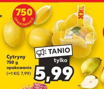 Kaufland Cytryny 750 g oferta