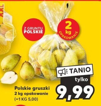 Kaufland Polskie gruszki 2 kg oferta