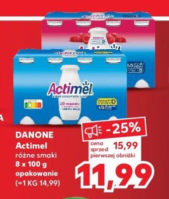 Kaufland DANONE Actimel 8 x 100 g oferta