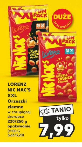 Kaufland LORENZ NIC NAC'S XXL Orzeszki ziemne 220/250 g oferta