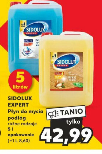 Kaufland SIDOLUX EXPERT Płyn do mycia podłóg 5 l oferta