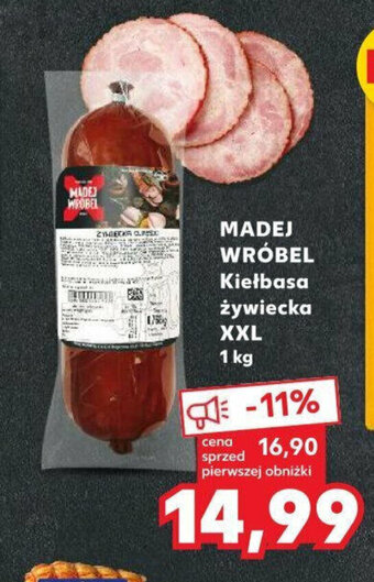 Kaufland MADEJ WRÓBEL Kiełbasa żywiecka XXL 1 kg oferta