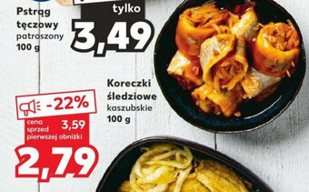 Kaufland Koreczki śledziowe 100 g oferta