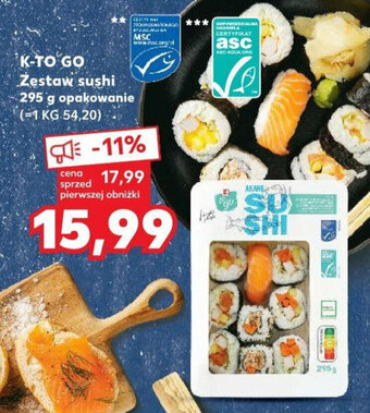 Kaufland K-TO GO Zestaw sushi 295 g oferta