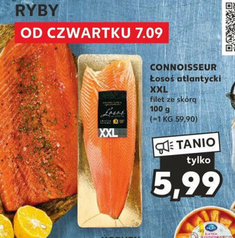 Kaufland CONNOISSEUR Łosoś atlantycki XXL 100 g oferta
