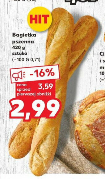 Kaufland Bagietka pszenna 420 g oferta
