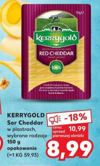 Kaufland KERRYGOLD Ser Cheddar 150 g oferta