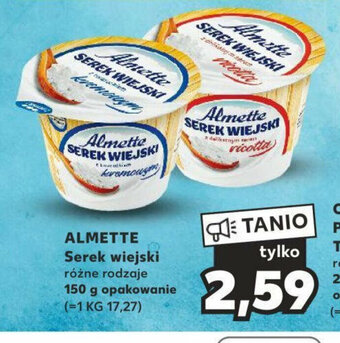 Kaufland ALMETTE Serek wiejski 150 g oferta