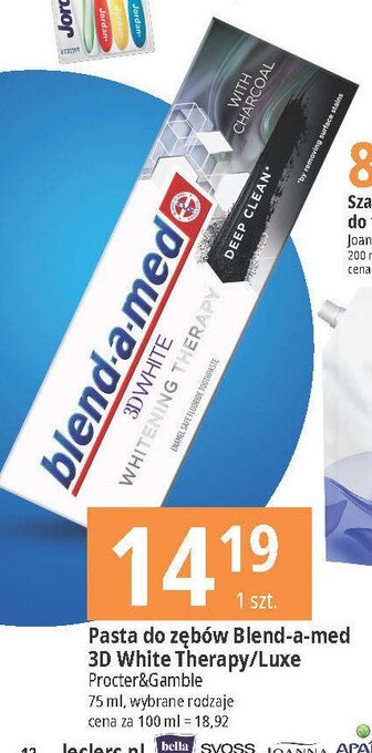 E.Leclerc Pasta do zębów sensitive oferta