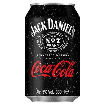 Prim Market Jack daniel's coca-cola napój alkoholowy gazowany 330 ml oferta