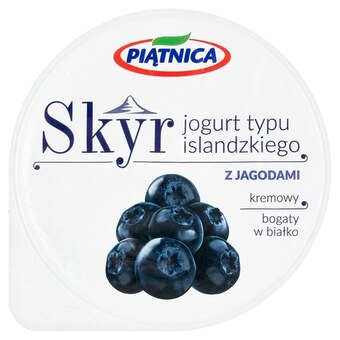 Stokrotka Optima Piątnica skyr jogurt typu islandzkiego z jagodami 150 g oferta