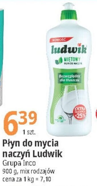 E.Leclerc Płyn do mycia naczyn Ludwik Grupa Inco 900 g oferta