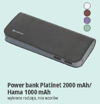 E.Leclerc Power bank Platinet 2000 mAh/ Hama 1000 mAh oferta