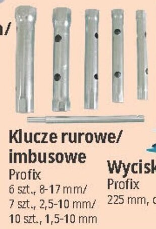 E.Leclerc Klucze rurowe/ imbusowe Profix oferta