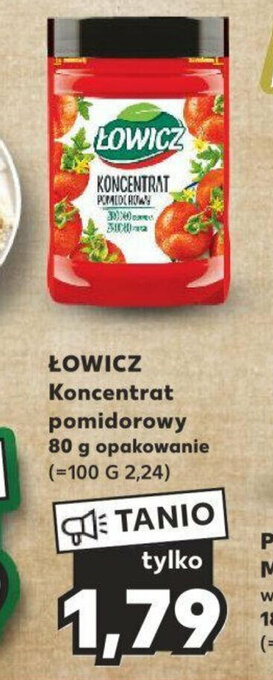 Kaufland ŁOWICZ Koncentrat pomidorowy 80 g oferta
