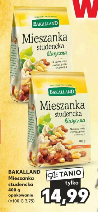 Kaufland BAKALLAND studencka 400 g oferta