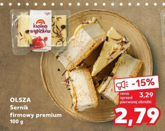 Kaufland OLSZA Sernik firmowy premium 100 g oferta
