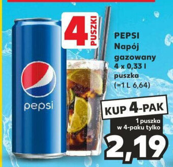 Kaufland PEPSI Napój gazowany 4 x 0,33 l oferta