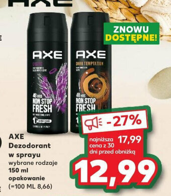 Kaufland AXE Dezodorant w sprayu 150 ml oferta