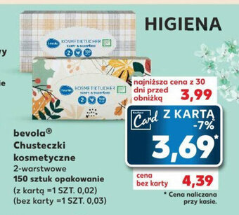Kaufland bevola® Chusteczki kosmetyczne oferta