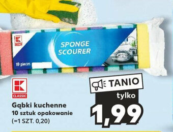 Gąbki kuchenne 10 sztuk
