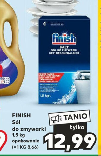 Kaufland FINISH Sól do zmywarki 1,5 kg oferta