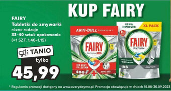 Kaufland FAIRY Tabletki do zmywarki oferta