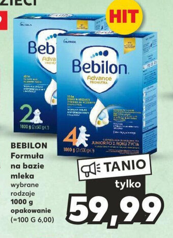 Kaufland BEBILON Formuła na bazie mleka 1000 g oferta