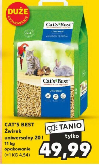 Kaufland CAT'S BEST Żwirek uniwersalny 20 l 11 kg oferta