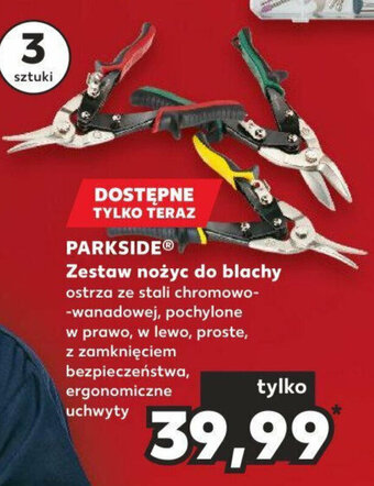 Kaufland PARKSIDE Zestaw nożyc do blachy oferta