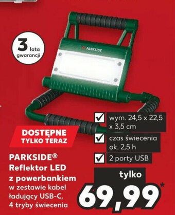 Kaufland PARKSIDE Reflektor LED z powerbankiem oferta