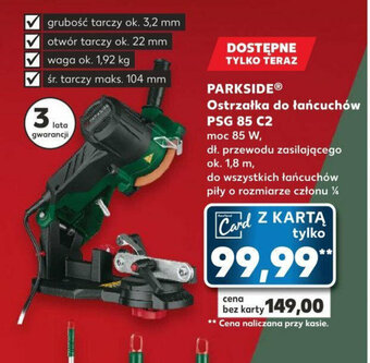 Kaufland PARKSIDE Ostrzałka do łańcuchów PSG 85 C2 oferta