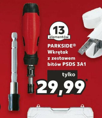 Kaufland PARKSIDE Wkrętak z zestawem bitów PSDS 3A1 oferta